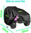 Durable 420D Kids Electric Vehicle Cover for Ride-On Toys, 55*33*32'' Magic Cars 3
