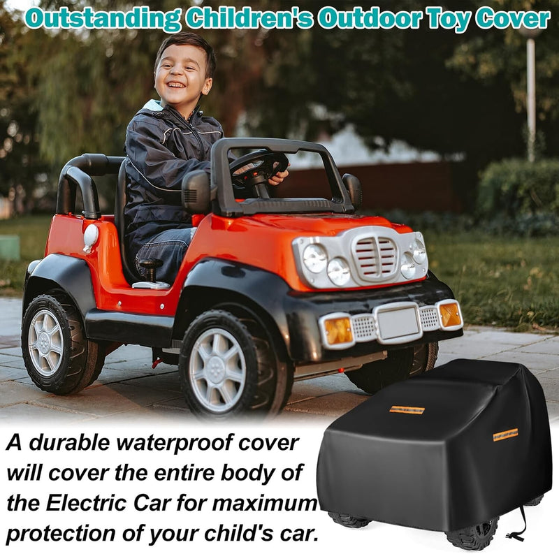 Large Waterproof Black Cover for Kids Ride-On Truck Toys Magic Cars 6