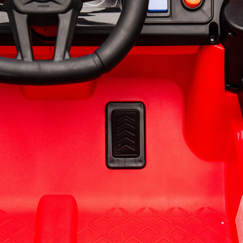 Electric Kids Ride-On Jeep Truck with 6 Wheels, Remote Control, Bluetooth, and LED Lights - Red Magic Cars 15