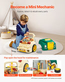 Children's Car Engine Repair Playset with Removable Components, Lights, and Sounds Magic Cars 2