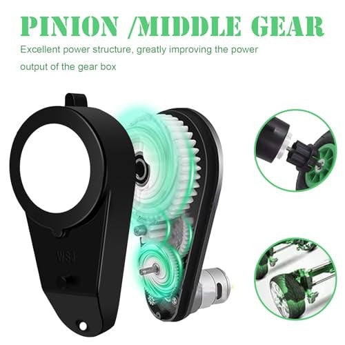 Children's Ride-On Toy Car Gearbox Compatible with Most Models 555 Motor 24V 40000RPM Magic Cars 6
