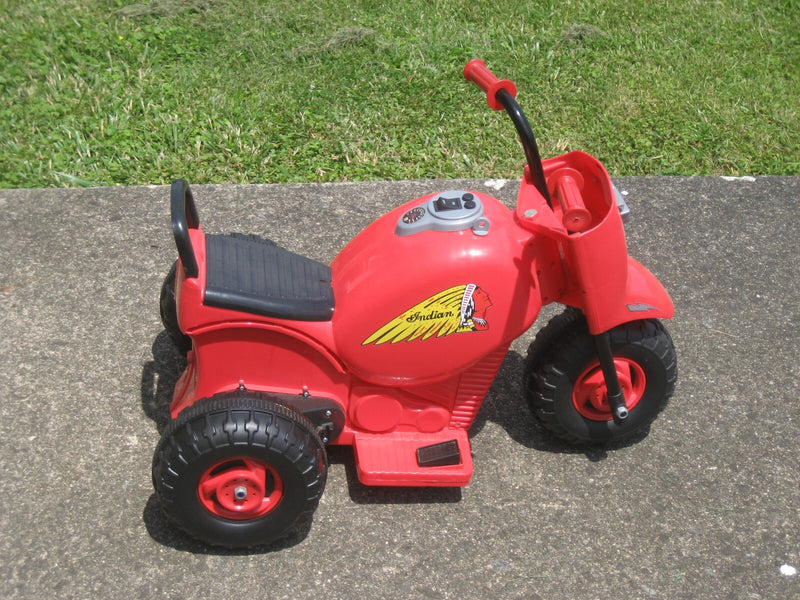 Kids Indian Ride-On Battery-Powered Motorcycle Trike with Charger Magic Cars 2