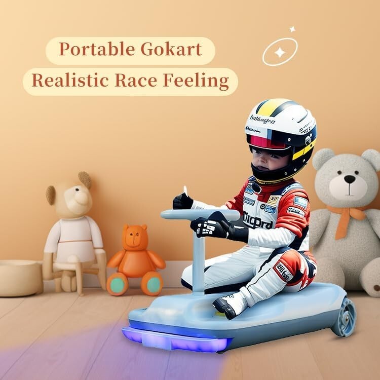 Electric Kids' Cleaning Go-Kart Toy Car Magic Cars 11