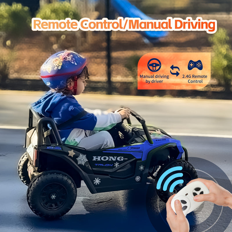 Electric Kids 4/6 Wheeler Ride-On Truck Off-Road UTV with Remote Control, 3-6 MPH Magic Cars 10