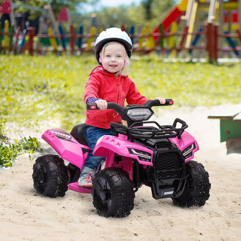 Electric 6V Battery-Powered 4-Wheeler Ride-On ATV Toy for Toddlers Ages 1-3 Magic Cars 1