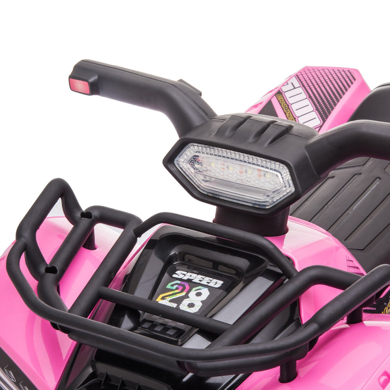 Electric 6V Battery-Powered 4-Wheeler Ride-On ATV Toy for Toddlers Ages 1-3 Magic Cars 8