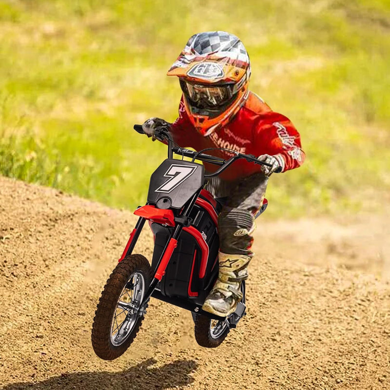 12V Battery-Powered Electric Motocross Dirt Bike for Kids in 4 Color Options Magic Cars 13