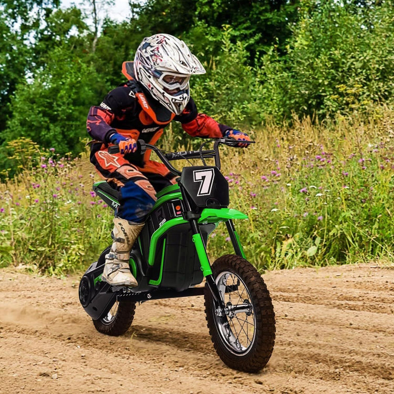 12V Battery-Powered Electric Motocross Dirt Bike for Kids in 4 Color Options Magic Cars 17