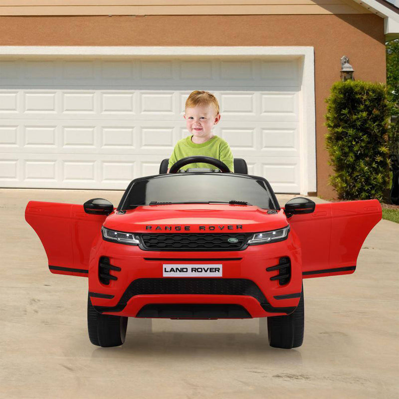 Electric Battery-Powered Licensed Land Rover Ride-On Toy Car for Kids, Red (Used) Magic Cars 6