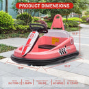 360° Rubber Guard Electric Bumper Car for Kids with Dual 15W Motors Magic Cars 4
