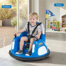 Blue Electric Bumper Car for Kids with 5-Point Seat Belt, Flashing Lights, and Music Magic Cars 5