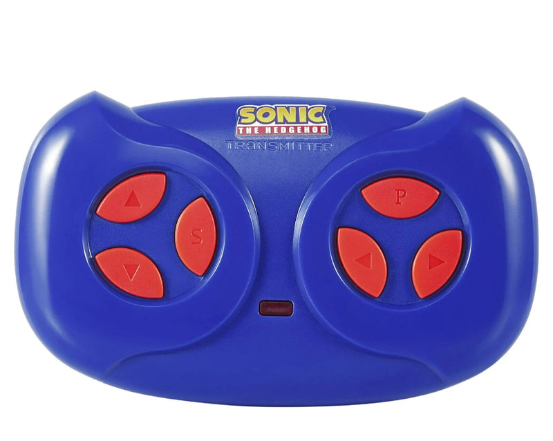 Kids Electric Sonic The Hedgehog Bumper Car with 2-Speed and 360-Degree Turning Ride-On Magic Cars 2