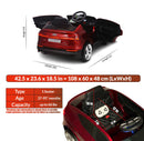 12V Electric Kids Car with LCD Display Licensed Audi Design in Multiple Colors Magic Cars 12