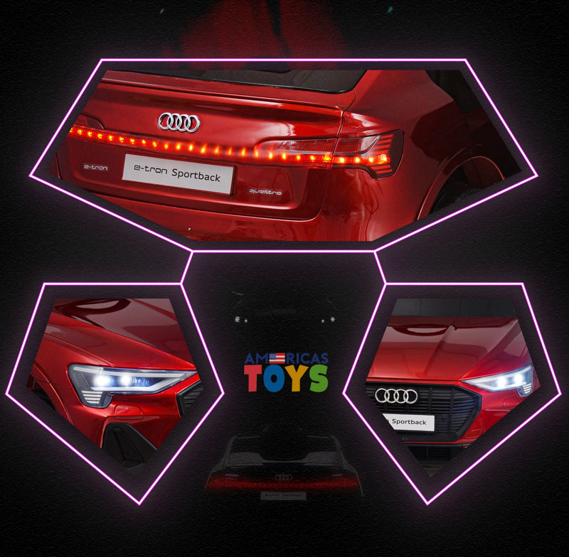 12V Electric Kids Car with LCD Display Licensed Audi Design in Multiple Colors Magic Cars 13