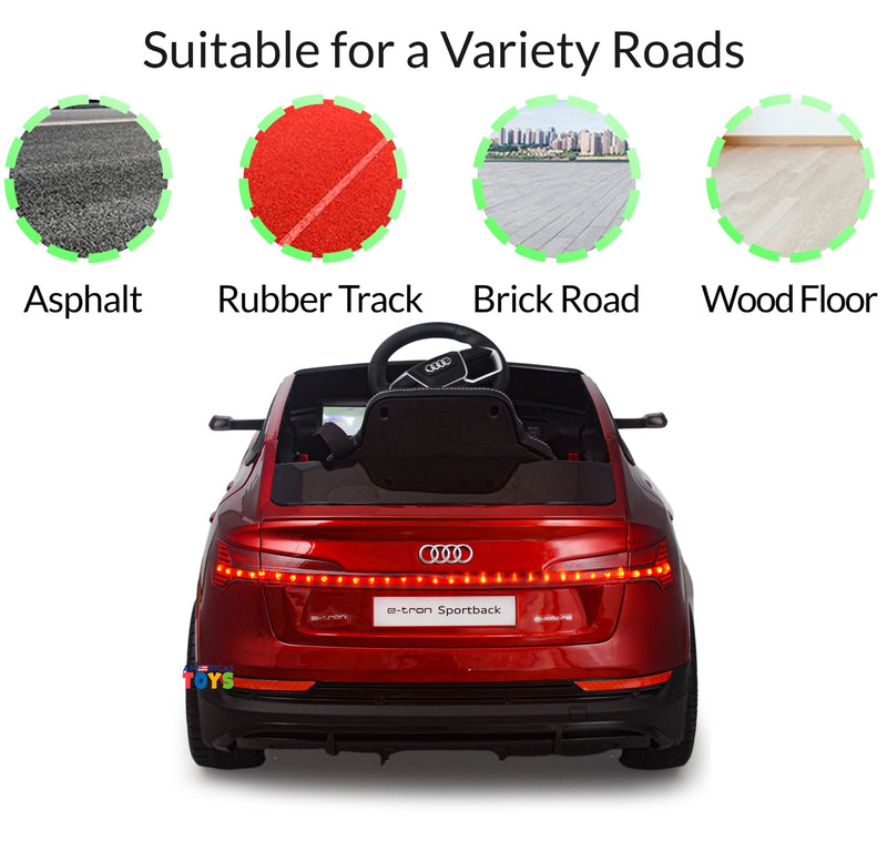 12V Electric Kids Car with LCD Display Licensed Audi Design in Multiple Colors Magic Cars 14