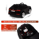 12V Electric Kids Car with LCD Display Licensed Audi Design in Multiple Colors Magic Cars 22