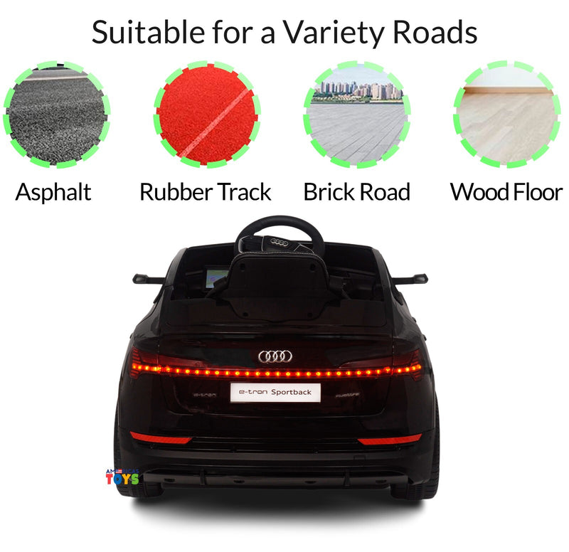 12V Electric Kids Car with LCD Display Licensed Audi Design in Multiple Colors Magic Cars 24
