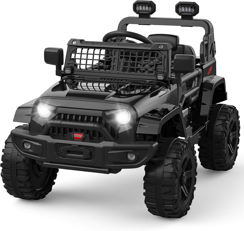 12V Electric Kids Ride-On Truck with LED Lights and Remote Control Magic Cars 14