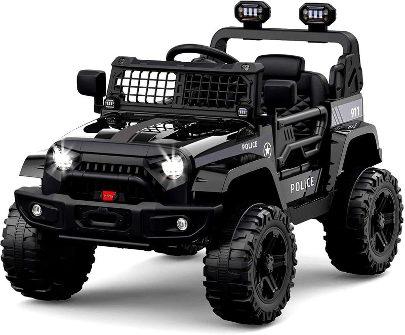 12V Electric Kids Ride-On Truck with LED Lights and Remote Control Magic Cars 15