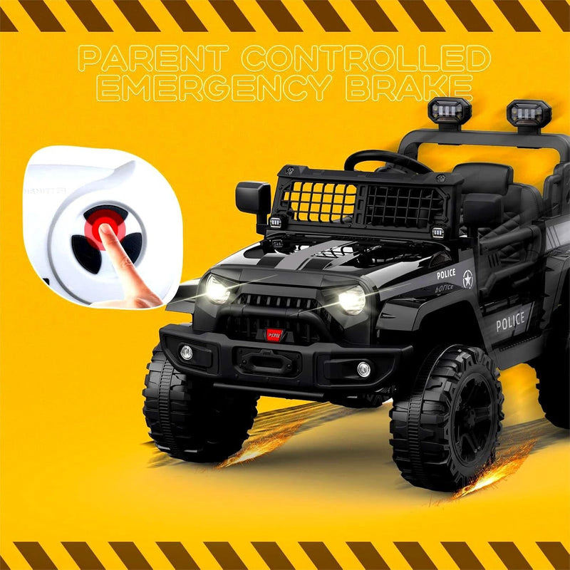 12V Electric Kids Ride-On Truck with LED Lights and Remote Control Magic Cars 16