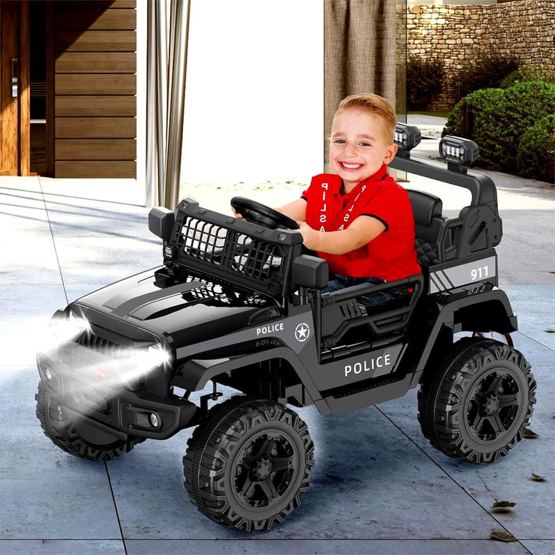 12V Electric Kids Ride-On Truck with LED Lights and Remote Control Magic Cars 8