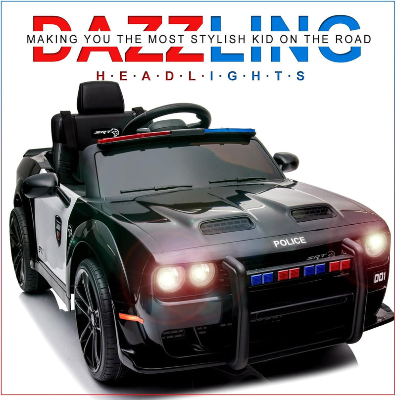 Licensed Dodge Challenger 12V Battery-Powered Kids Electric Ride-On Car Magic Cars 1