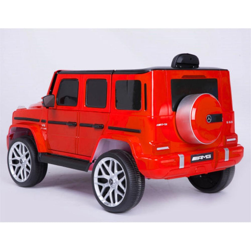 12V Red Kids Electric Car with Remote Control, Spring Suspension, and Safety Lock Magic Cars 3