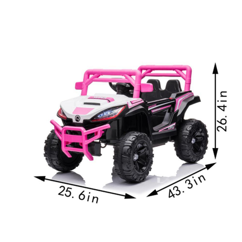 Rechargeable Pink Electric Kids Car with Remote Control for Ages 3-6 Magic Cars 1