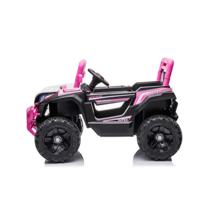 Rechargeable Pink Electric Kids Car with Remote Control for Ages 3-6 Magic Cars 4