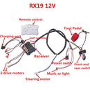 12V Kids Electric Car Wiring Harness with Remote Control Circuit Board and Switch Magic Cars 1