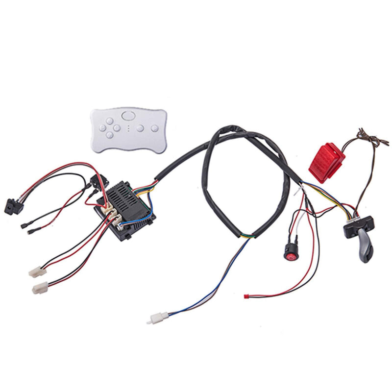 12V Kids Electric Car Wiring Harness with Remote Control Circuit Board and Switch Magic Cars Variant 0