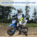 Electric 12V Dirt Bike Ride-On Toy for Kids Aged 3-8 with 50W Dual Motors Magic Cars 2