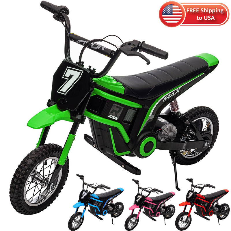 Kids Electric 24V Battery-Powered Off-Road Dirt Bike Ride-On Motorcycle Toy Magic Cars 2