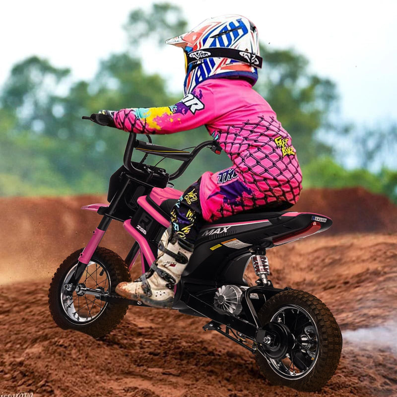 Kids Electric 24V Battery-Powered Off-Road Dirt Bike Ride-On Motorcycle Toy Magic Cars 4