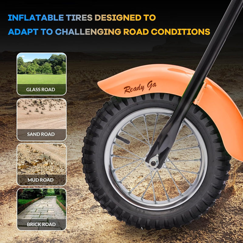 24V Kids Electric Dirt Bike with 300W Motor Ride-On Motorcycle Magic Cars 6