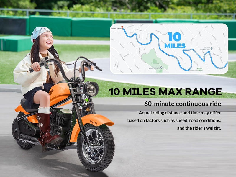 24V Kids Electric Dirt Bike with 300W Motor Ride-On Motorcycle Magic Cars 8