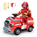 Kids Electric Fire Truck with LED Lights, Horn, and One-Key Start – Red Magic Cars Variant 0