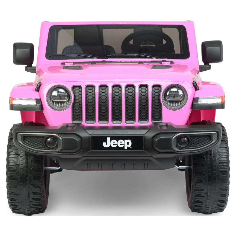 Electric 2-Seater Ride-On Jeep Toy for Kids Ages 3-8 in Pink, Gray, and Blue Magic Cars 11
