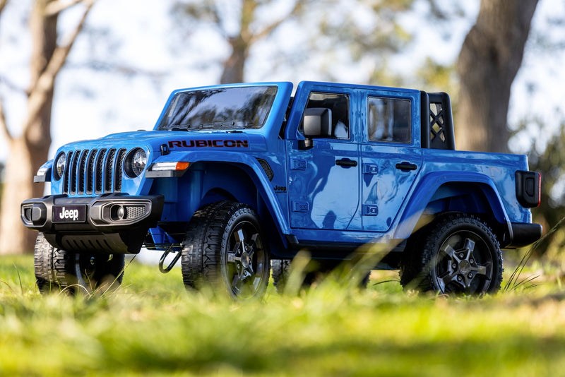Electric 2-Seater Ride-On Jeep Toy for Kids Ages 3-8 in Pink, Gray, and Blue Magic Cars 16