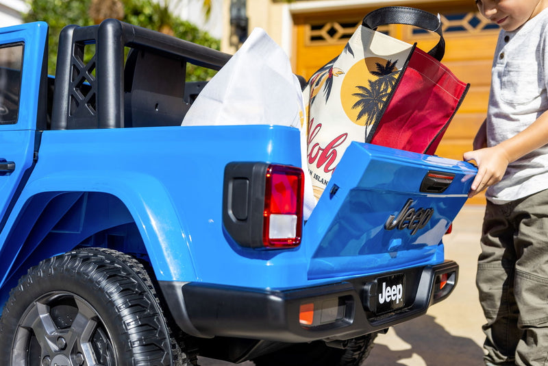 Electric 2-Seater Ride-On Jeep Toy for Kids Ages 3-8 in Pink, Gray, and Blue Magic Cars 17