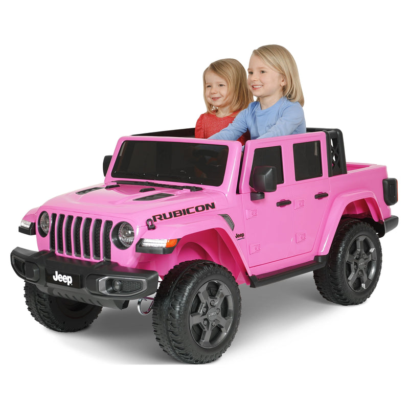 Electric 2-Seater Ride-On Jeep Toy for Kids Ages 3-8 in Pink, Gray, and Blue Magic Cars 1
