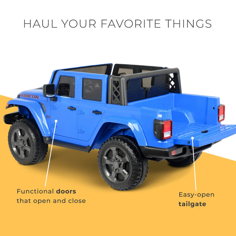 Electric 2-Seater Ride-On Jeep Toy for Kids Ages 3-8 in Pink, Gray, and Blue Magic Cars 22