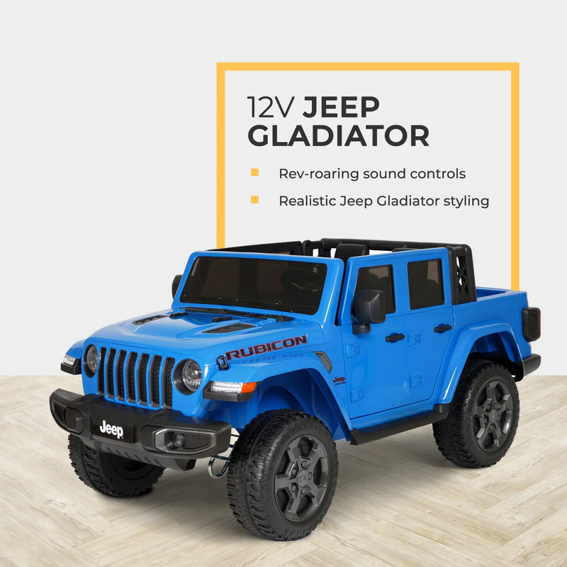 Electric 2-Seater Ride-On Jeep Toy for Kids Ages 3-8 in Pink, Gray, and Blue Magic Cars 23