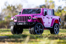 Electric 2-Seater Ride-On Jeep Toy for Kids Ages 3-8 in Pink, Gray, and Blue Magic Cars 3