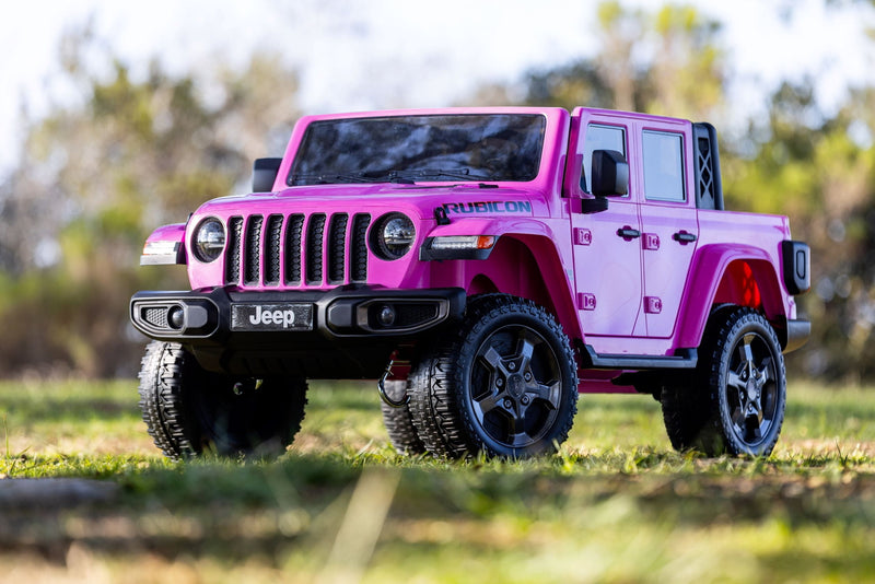 Electric 2-Seater Ride-On Jeep Toy for Kids Ages 3-8 in Pink, Gray, and Blue Magic Cars 3
