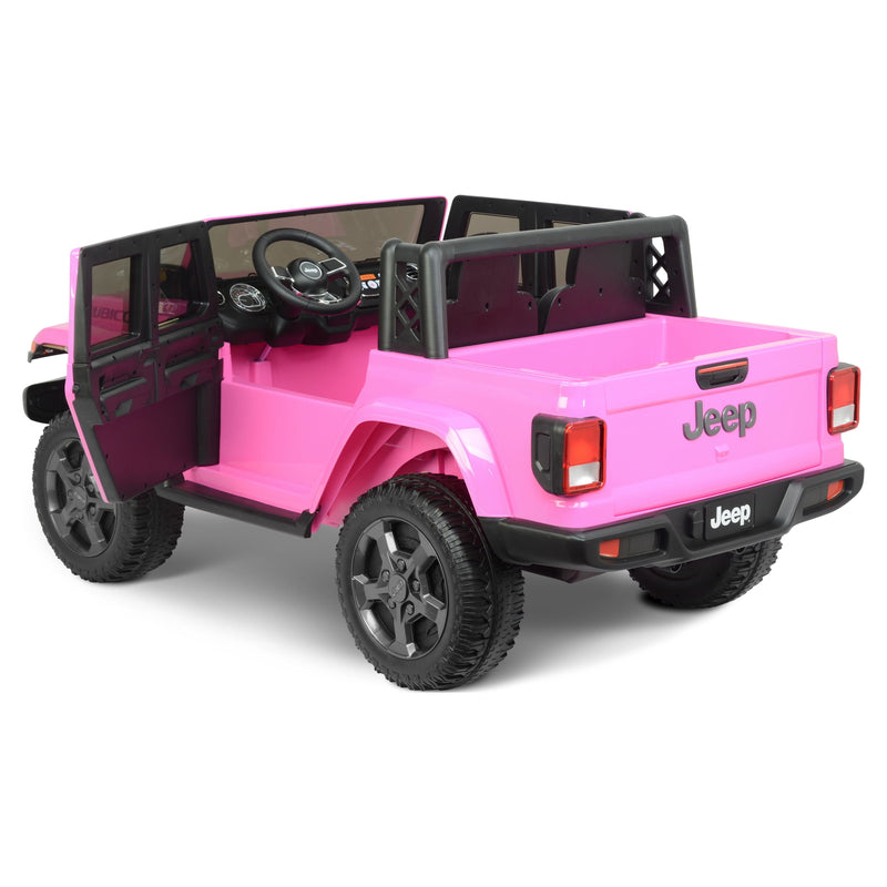 Electric 2-Seater Ride-On Jeep Toy for Kids Ages 3-8 in Pink, Gray, and Blue Magic Cars 9