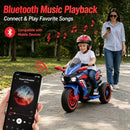Electric 3-Wheel Ride-On Motorcycle for Kids with LED Lights and Music, Ages 3-8 Magic Cars 3