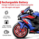 Electric 3-Wheel Ride-On Motorcycle for Kids with LED Lights and Music, Ages 3-8 Magic Cars 6