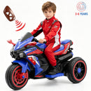 Electric 3-Wheel Ride-On Motorcycle for Kids with LED Lights and Music, Ages 3-8 Magic Cars 9