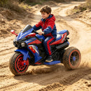 Electric 3-Wheel Ride-On Motorcycle for Kids with LED Lights and Music, Ages 3-8 Magic Cars Variant 0